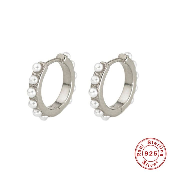 Pearl Hoops