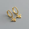 Bee Zirconia Earrings.