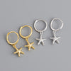 Plain Starfish Earrings.