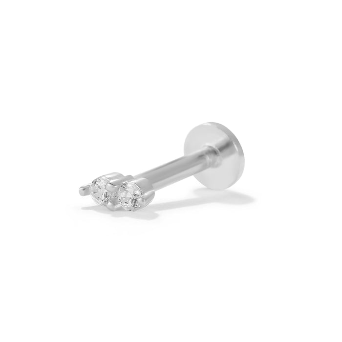 Piercing Stud 925 Flad Ryg