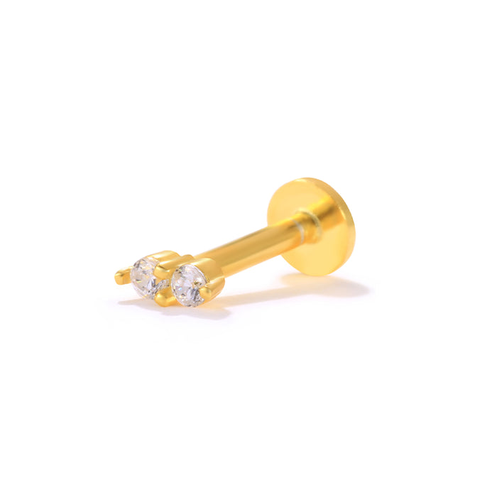 Piercing Stud 925 Flad Ryg