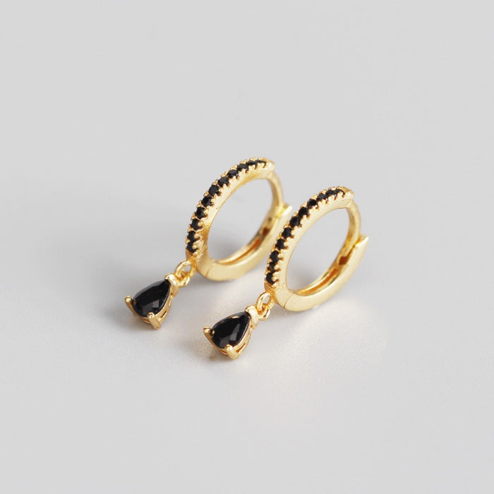 Noir Drop Earrings.