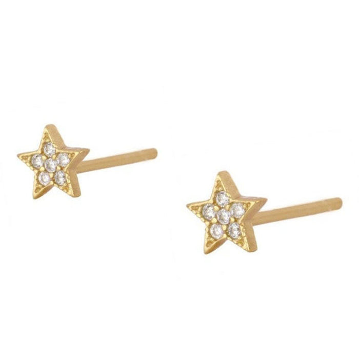 Noir Star Studs.