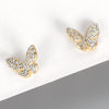 Noir Butterfly Studs.